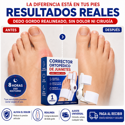 CORRECTOR ORTOPEDICO DE JUANETES