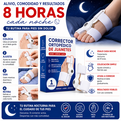 CORRECTOR ORTOPEDICO DE JUANETES